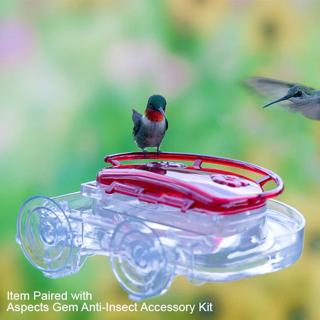 Aspects Gem Window Hummingbird Feeder, 4 oz.
