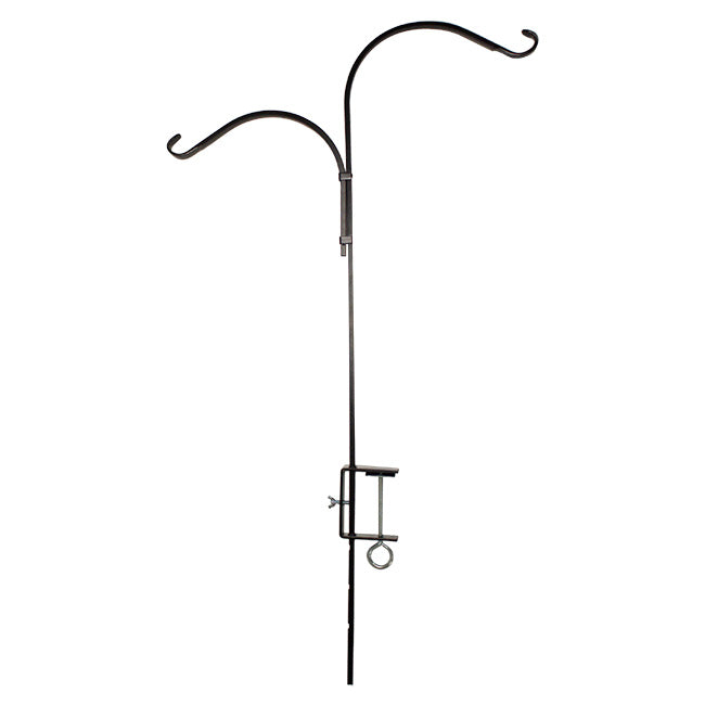 Panacea Forged Adjustable Double Deck Hook, Black
