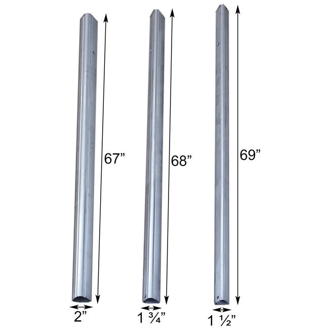 S&K 15' Telescoping Bat House Pole with Ground Socket