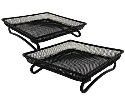 Songbird Essentials Deck & Ground Tray Feeders, Pack of 2