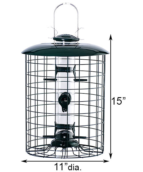Woodlink Caged Seed Tube Bird Feeder
