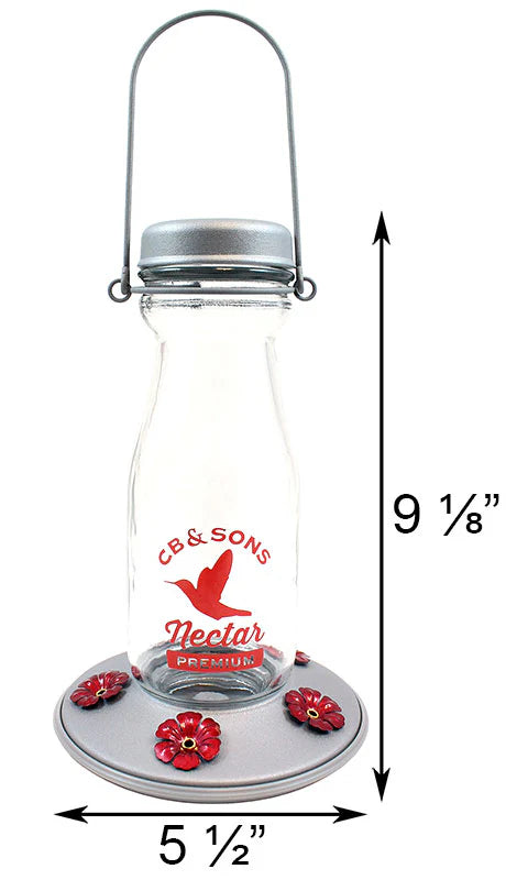 More Birds Jersey Hummingbird Feeder, 20 oz.