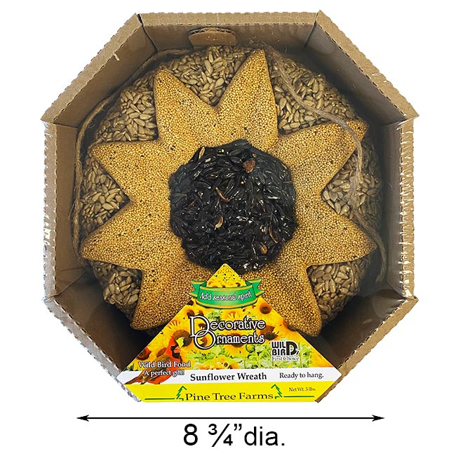 Sunflower Wreath Value Pack – 4 Wreaths (3 lbs each)