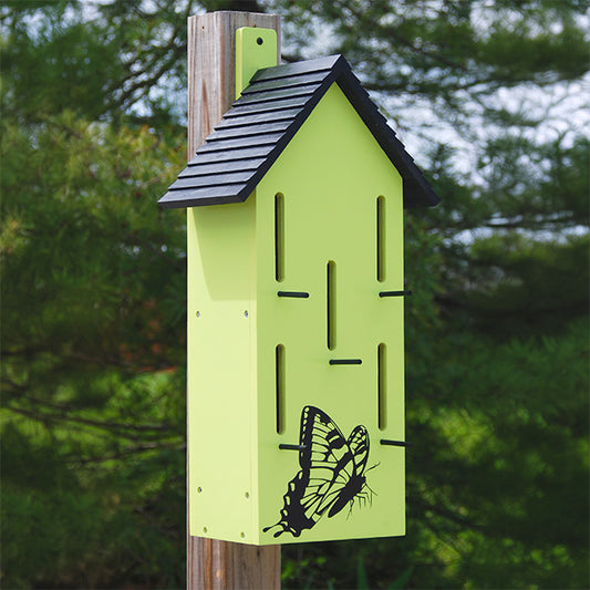 BestNest Classic Butterfly House with Perches, Green