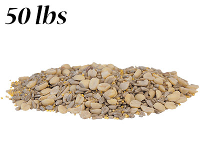 Wild Bird Seed Mix, Waste Free Blend, 50 lbs.