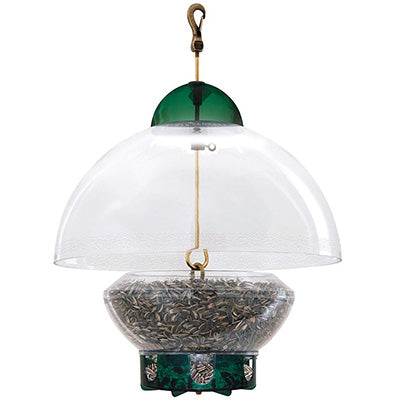 Droll Yankees Big Top Squirrel Resistant Bird Feeder, Green