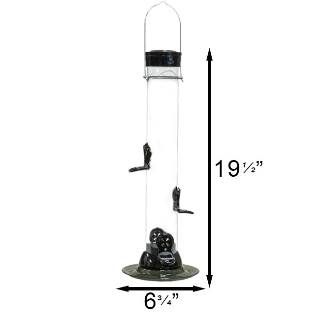 Droll Yankees Onyx Thistle Feeder, 19.5"