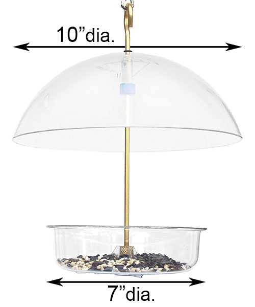 Droll Yankees Seed Saver Domed Platform Bird Feeder