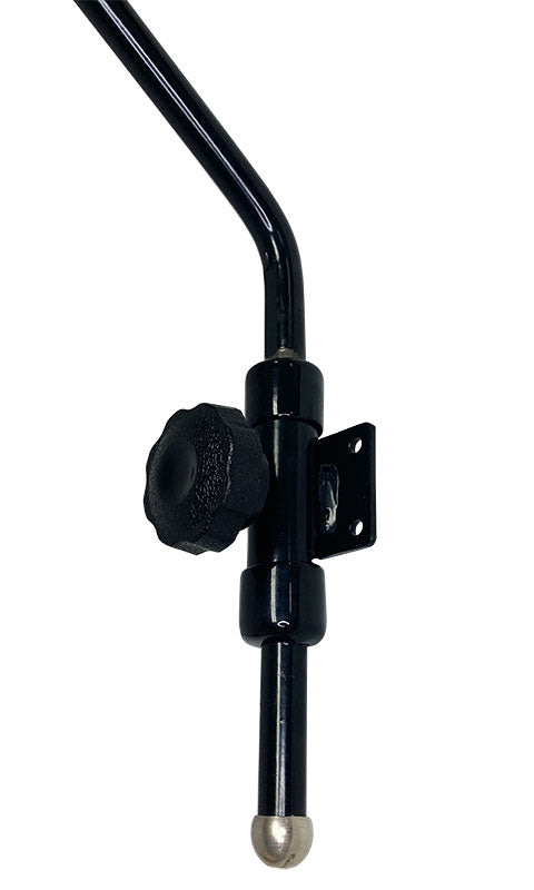 Erva Platinum Capped Extended Reach Deck Hook, Black