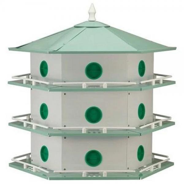 Heath Aluminum Purple Martin - 18 Room