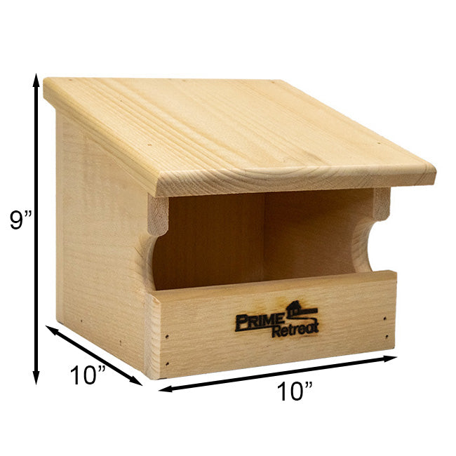 Pine Open Nesting Box by Prime Retreat