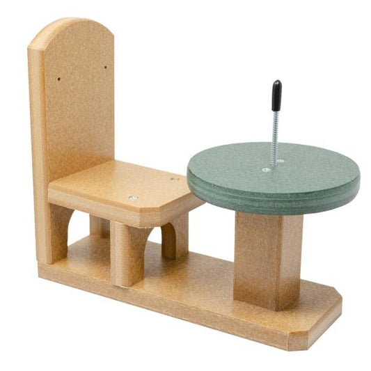 Recycled Poly Squirrel Feeder Table & Chair