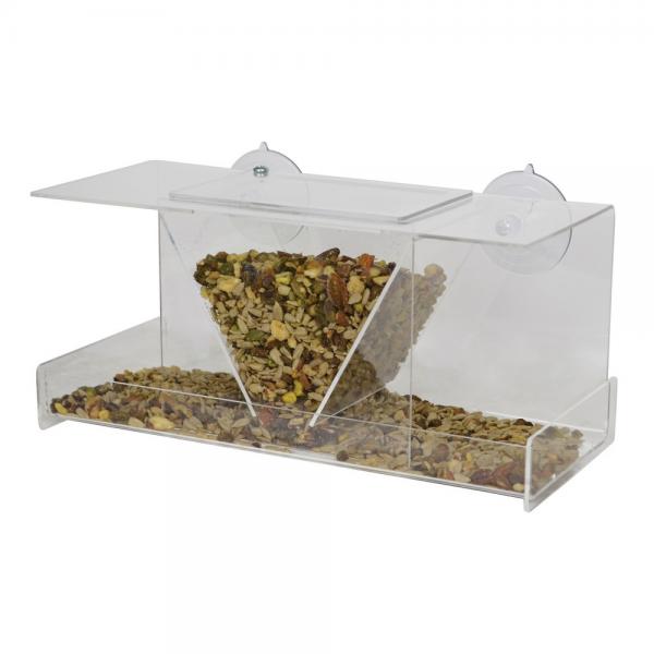 Clear View Deluxe Hopper Window Feeder
