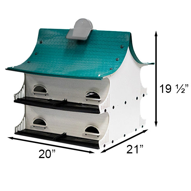 S&K Great Eight Purple Martin House- 8 Room