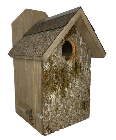 Uncle Dunkel's Bark Clad Screech Owl House