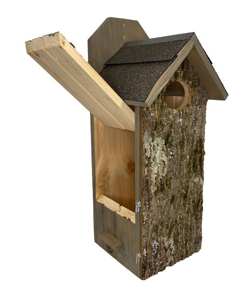 Uncle Dunkel's Bark Clad Wood Duck House