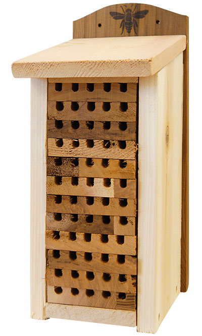 Woodlink Heavy Duty Cedar Mason Bee House, Large