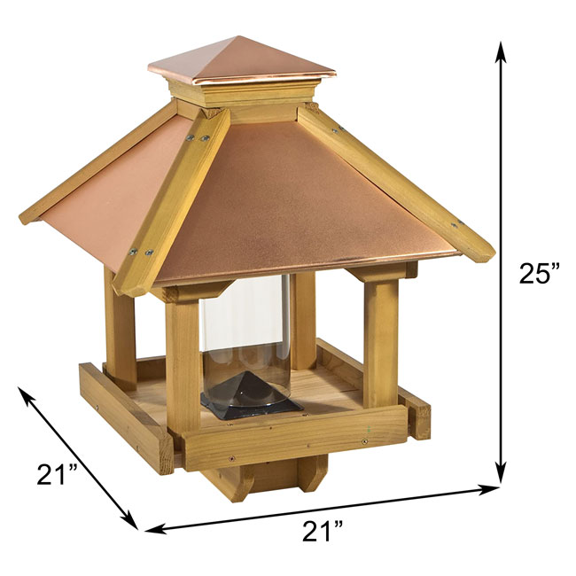 Woodlink Large Coppertop Gazebo Bird Feeder