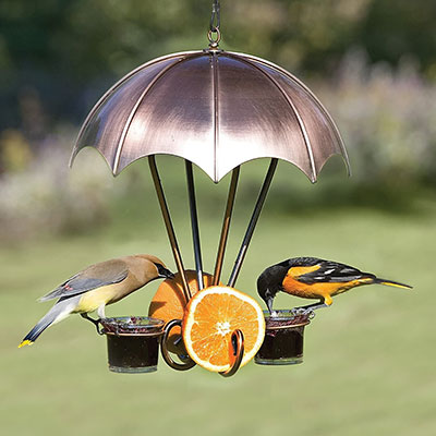 Woodlink Brushed Copper Oriole Feeder